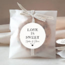 Search for sweet wedding stickers Love is sweet