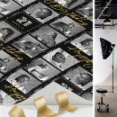 Search for stylish wrapping paper Black and white