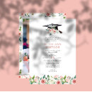 Search for peach graduation invitations High school graduation