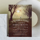 Search for rustic memorial service invitations In loving memory