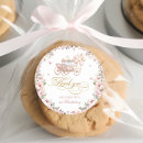 Search for elegant princess baby shower stickers Pink and gold