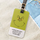 Search for grinch luggage tags Grinch stole christmas book