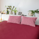 Search for crimson pillowcases Red