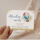 Search for hot air balloon girl invitations Modern