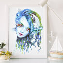 Search for blue mermaid posters Pretty