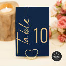 Search for navy and gold table cards Minimalist