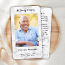 Search for modern memorial cards Funeral