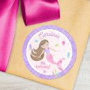 Search for purple starfish stickers Mermaid birthday party