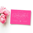 Search for hot pink baby shower invitations Elegant