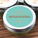 Search for vintage graduation stickers Congratulations