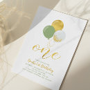Search for confetti 1st birthday invitations Modern