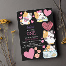 Search for kitty 1st birthday invitations Cute