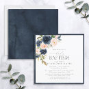 Search for baby blue christening invitations Floral