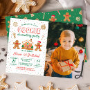 Search for holiday birthday invitations Gingerbread