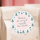 Search for pink flowers thank you stickers Pastel
