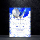 Search for glitter sweet 16 invitations Silver