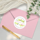 Search for pink rose wedding stickers Return address