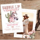 Search for western baby girl shower invitations Wild wild west