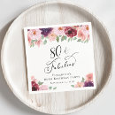 Search for 80th birthday napkins Chic