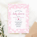 Search for peony baby shower invitations Elegant