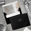 Search for metallic wedding envelopes Minimalist