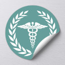 Search for nurse caduceus stickers Medical