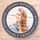 Search for happiness quote stickers Birthday