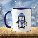 Search for blue penguin mugs Funny
