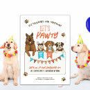 Search for dog birthday invitations Puppy party