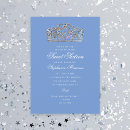 Search for royal blue princess sweet 16 invitations Crown