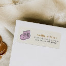 Search for newborn return address labels Shower