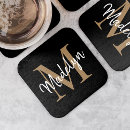 Search for elegant coasters Monogrammed