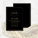 Search for black and gold 30th birthday invitations Modern