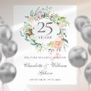 Search for 25th anniversary posters Elegant