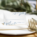 Search for rustic wedding place cards Dusty blue