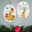 Search for giraffe christmas tree decorations Cartoon
