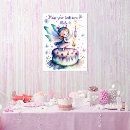Search for birthday cake posters illustration