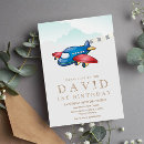 Search for toy plane invitations Watercolor