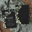 Search for greenery eucalyptus baby shower invitations Watercolor