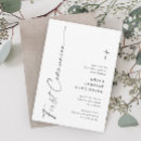 Search for black white first communion invitations Modern