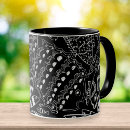 Search for black and white fish mugs Pattern