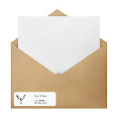 Search for reindeer return address labels Minimalist