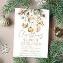Search for brown christmas invitations Gold