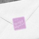 Search for lavender bridal shower stickers Lilac