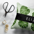 Search for palm leaf pillowcases Greenery