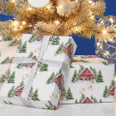 Search for snow scene wrapping paper Merry christmas