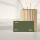Search for dark green business cards Nature