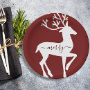 Search for christmas reindeer plates Merry