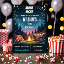 Search for outdoor movie birthday invitations Clapperboard