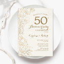 Search for floral anniversary invitations Botanical